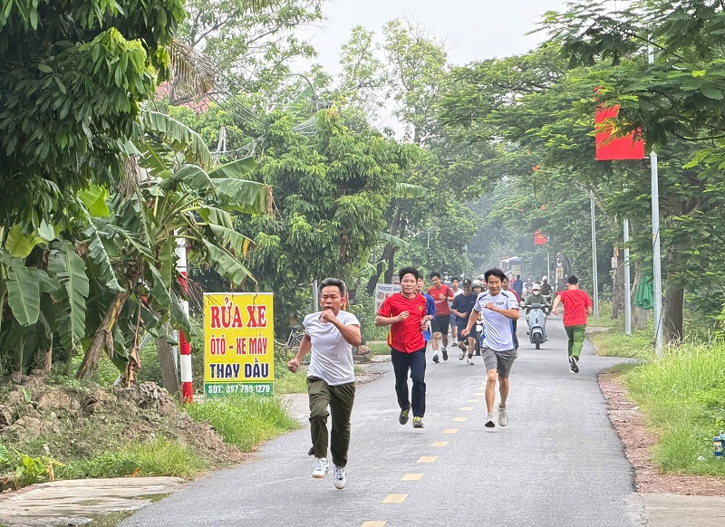 Xã An Quang hưởng ứng lễ mít tinh và giải chạy phong trào phòng, chống ma túy năm 2026